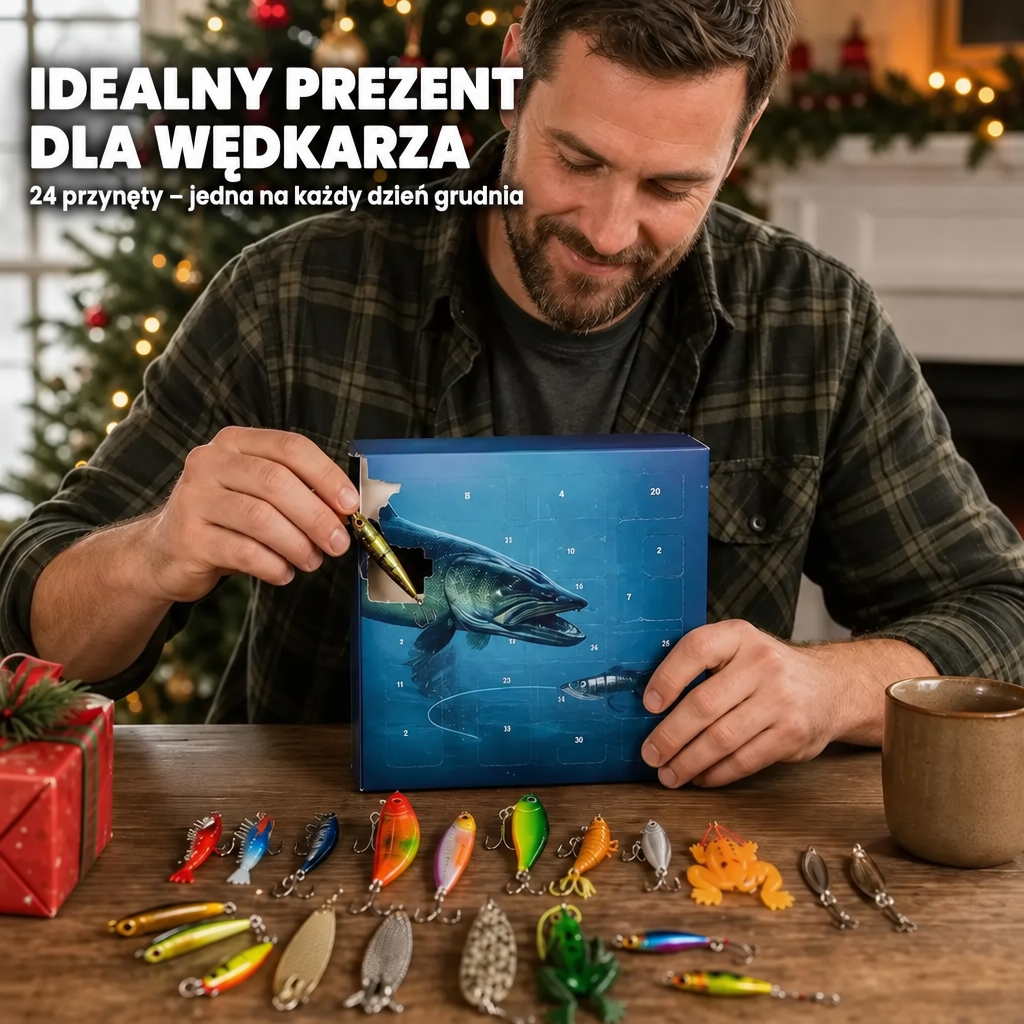 Idealny prezent dla wędkarza – kalendarz adwentowy z przynętami